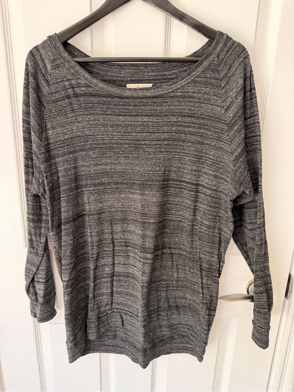 TNA Charcoal Heather Knit Pullover